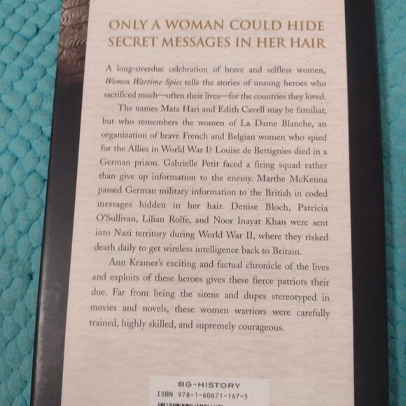 NEW Women Wartime Spies hardcover book - Picture 3 of 3